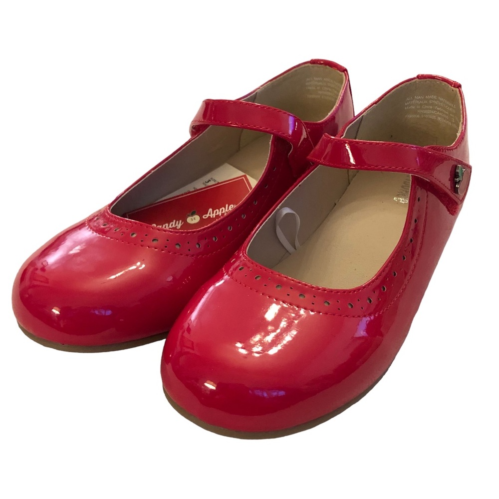 Retired Gymboree Candy Apple Patent Leather Mary Janes size 3 - Picture 5 of 16
